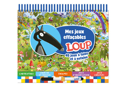 Mes jeux effaçables loup - Auzou