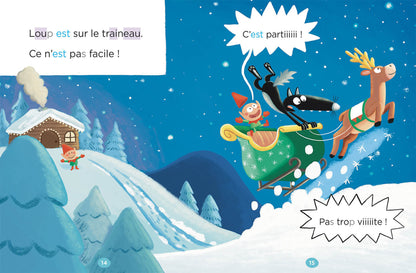 Mes lectures du CP avec Loup – Mission Noël, livre Auzou