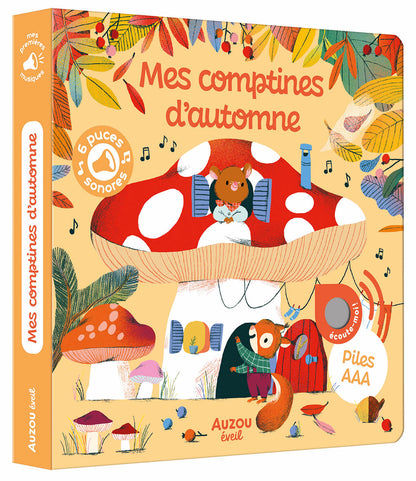 Mes premiers sonores - Mes comptines d'automne - Auzou