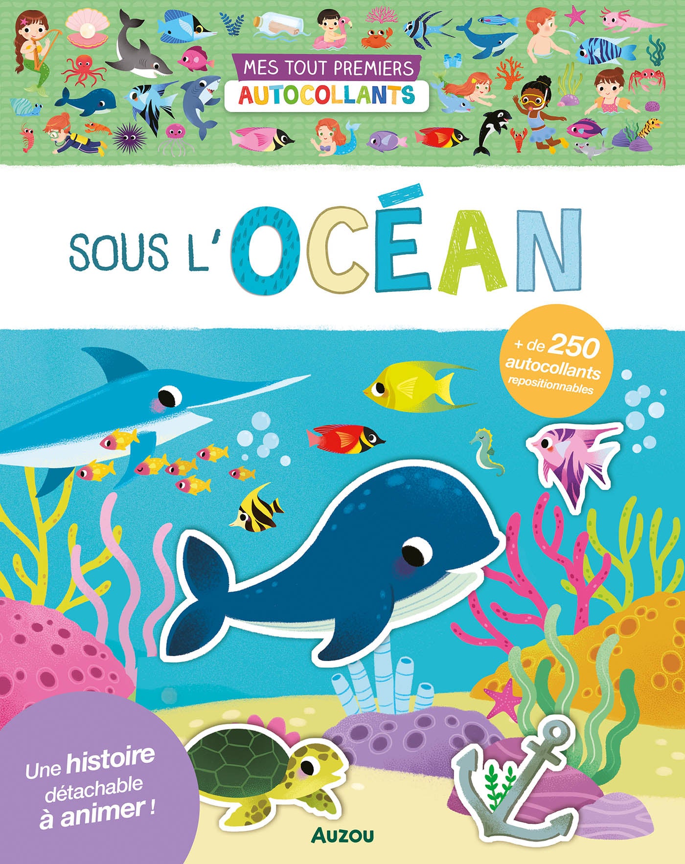 Mes tout premiers autocollants - Sous l'océan - Auzou