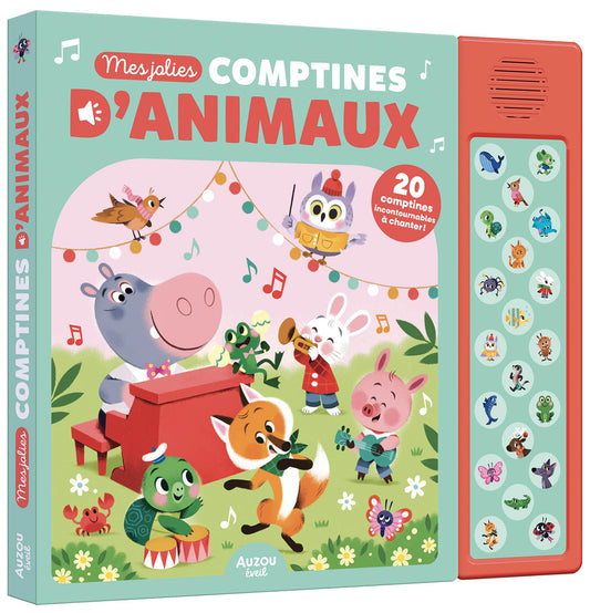 Mes jolies comptines d'animaux #20 puces sonores