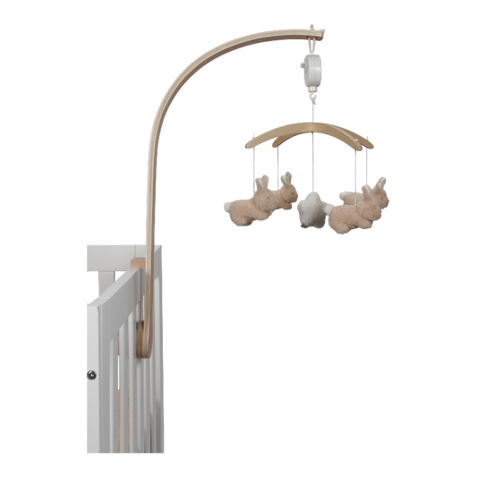 Mobile musical Baby Bunny - en bois - little dutch