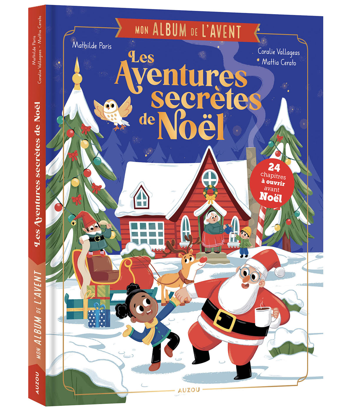 Mon album de l'avent - Les aventures secrètes de noël -  Auzou