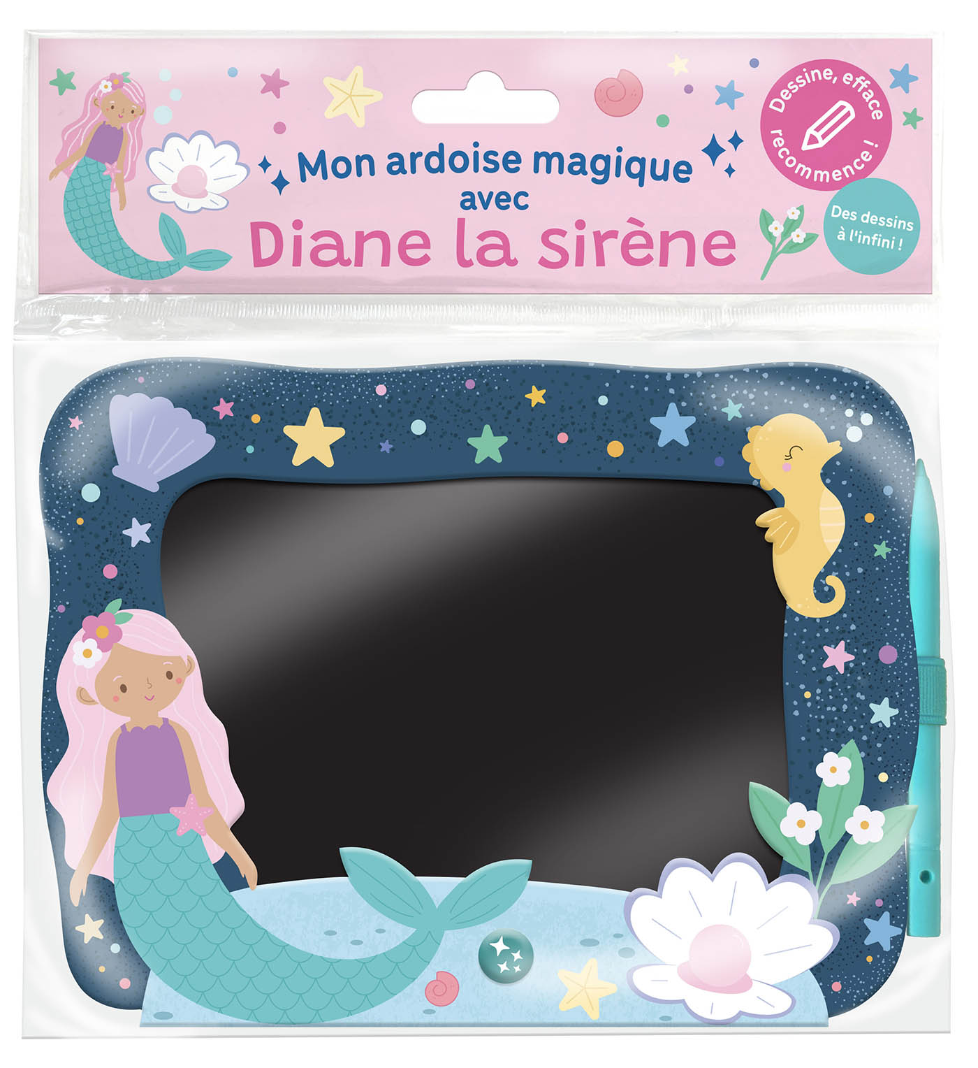 Mon ardoise magique avec Diane la sirène - Auzou