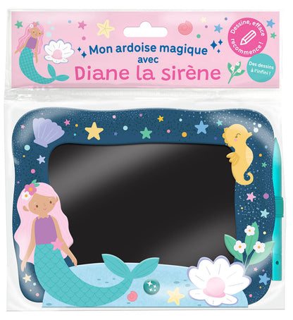 Mon ardoise magique avec Diane la sirène - Auzou