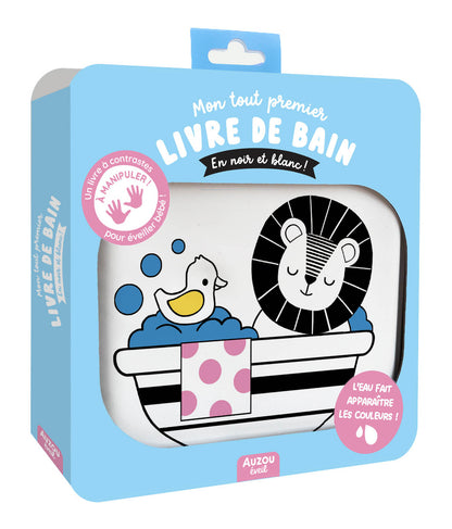 Mon premier livre de bain magique - En noir et blanc ! | Livre Auzou