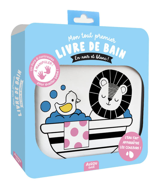 Mon premier livre de bain magique - En noir et blanc ! | Livre Auzou