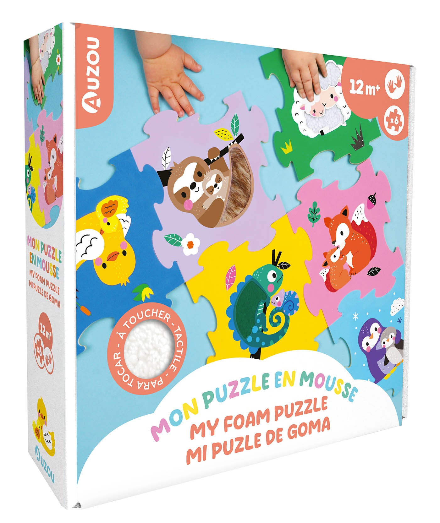 Mon puzzle en mousse - À toucher - Auzou
