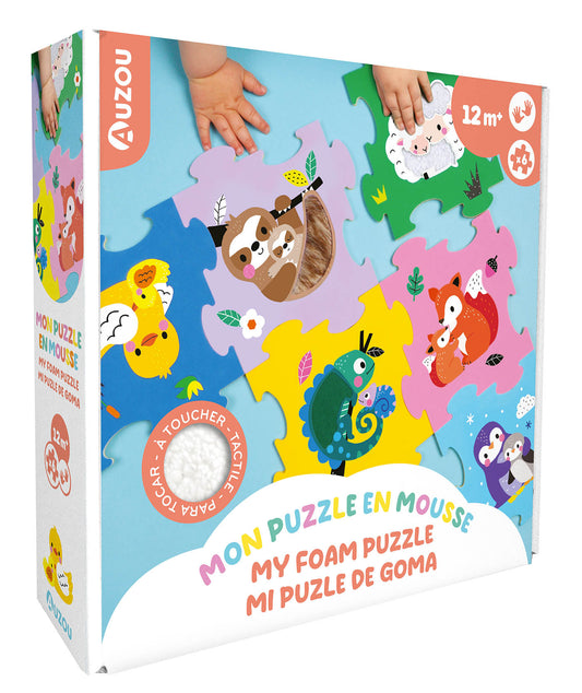 Mon puzzle en mousse - À toucher - Auzou