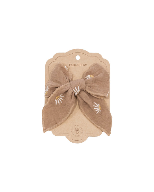 Pince à nœud New Fable - Flower Taupe - Mrs Ertha