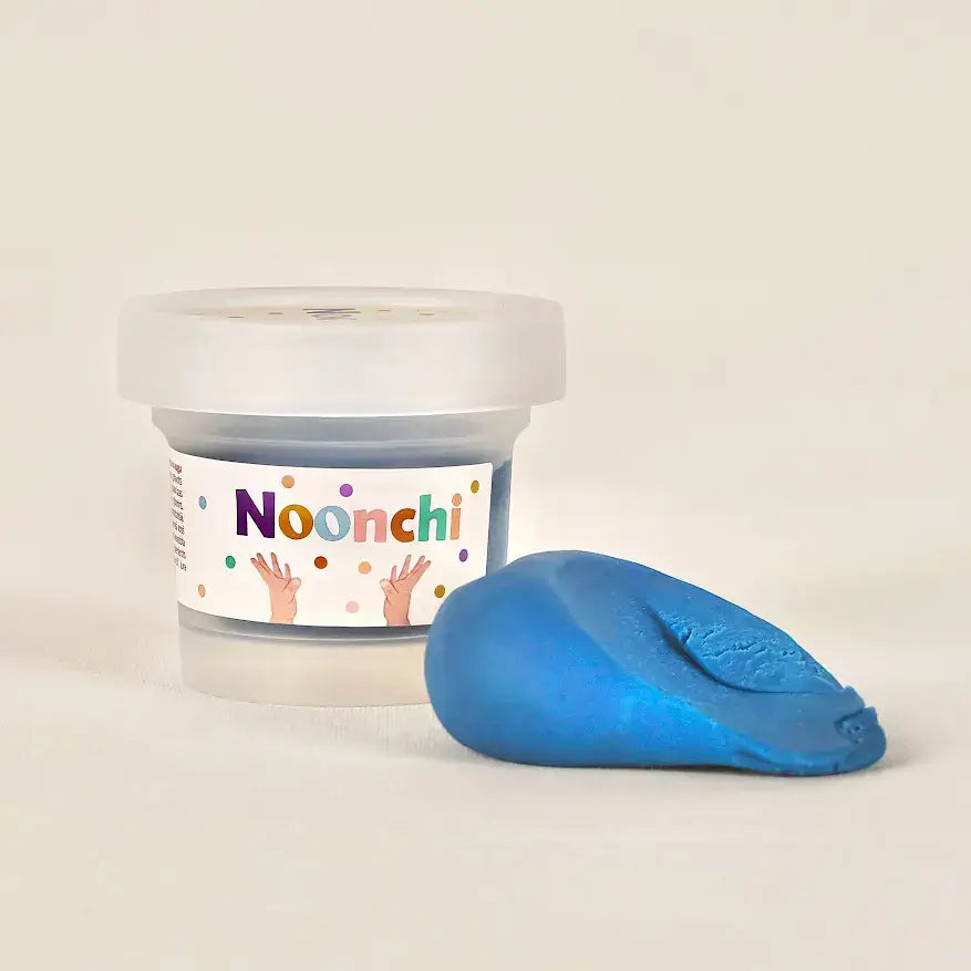 Pâte à modeler biologique avec bio-paillettes - Pot 100 g - Noonchi