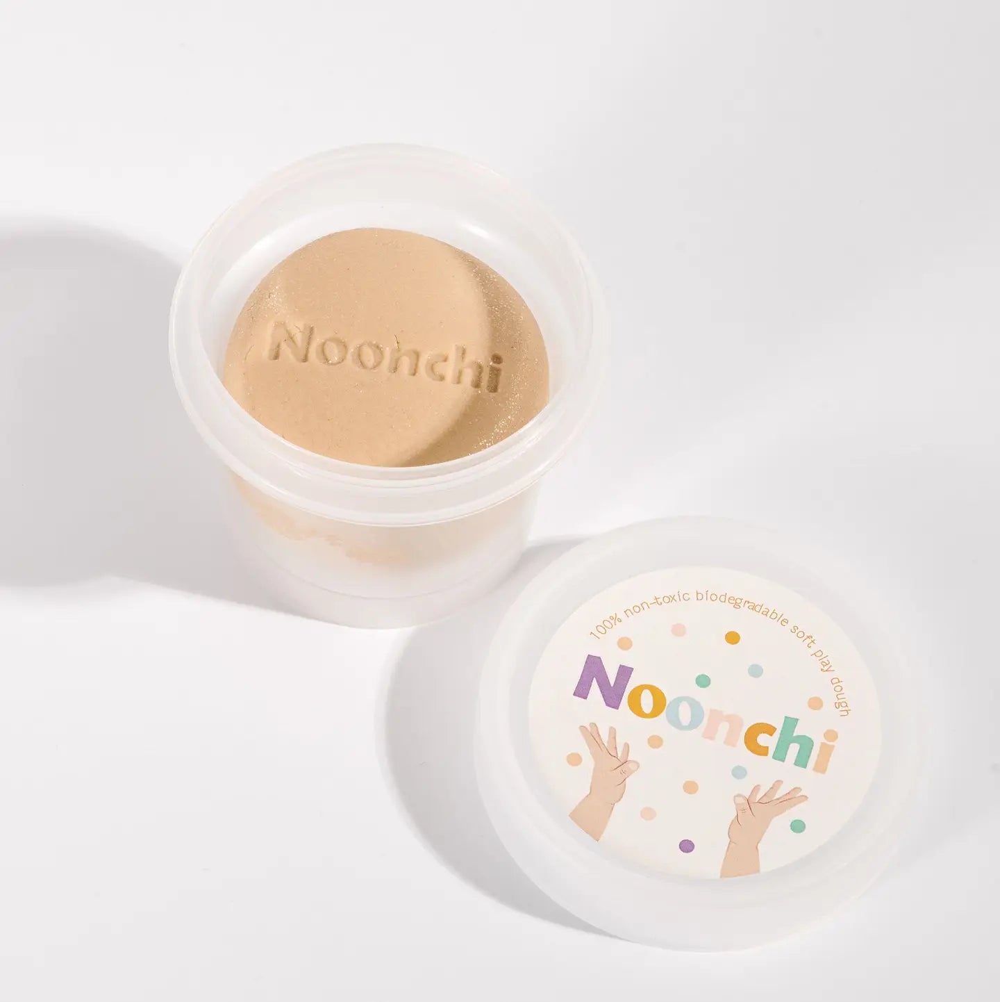 Pâte à modeler biologique avec bio-paillettes - Pot 100 g - Noonchi