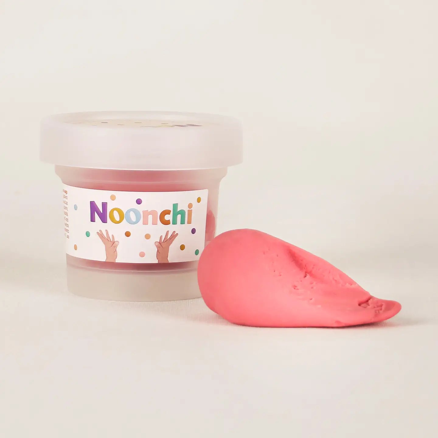 Pâte à modeler biologique avec bio-paillettes - Pot 100 g - Noonchi