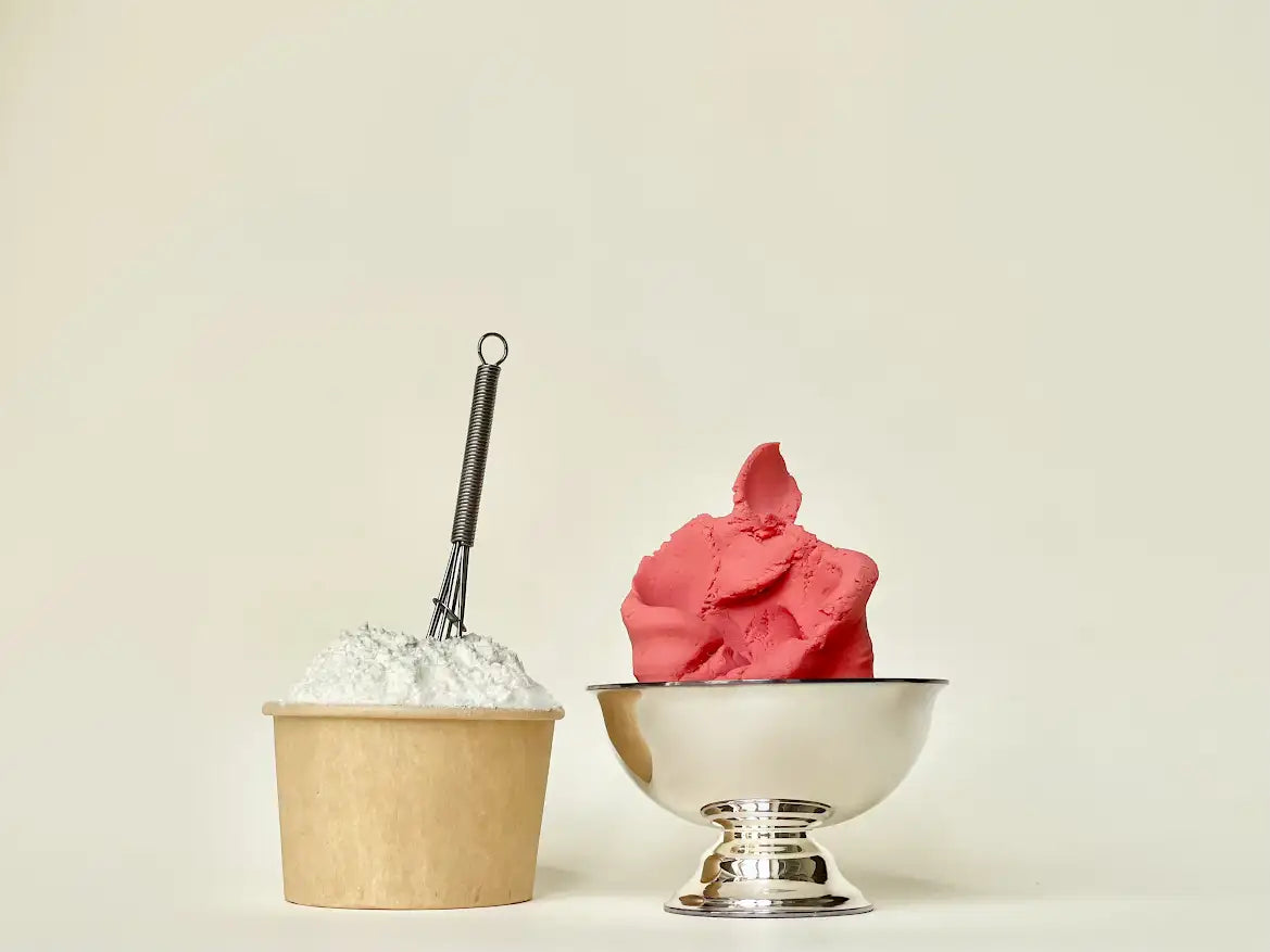 Pâte à modeler biologique avec bio-paillettes - Pot 100 g - Noonchi