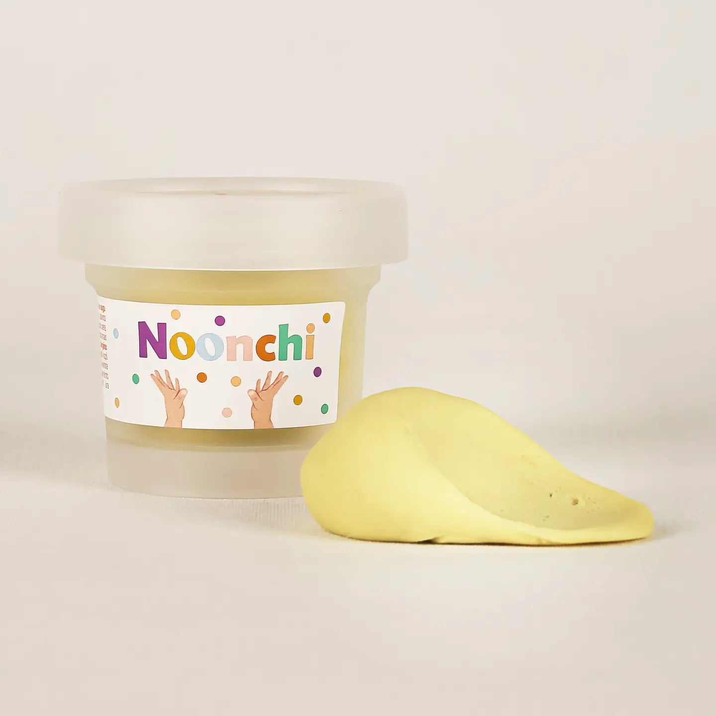 Pâte à modeler biologique avec bio-paillettes - Pot 100 g - Noonchi