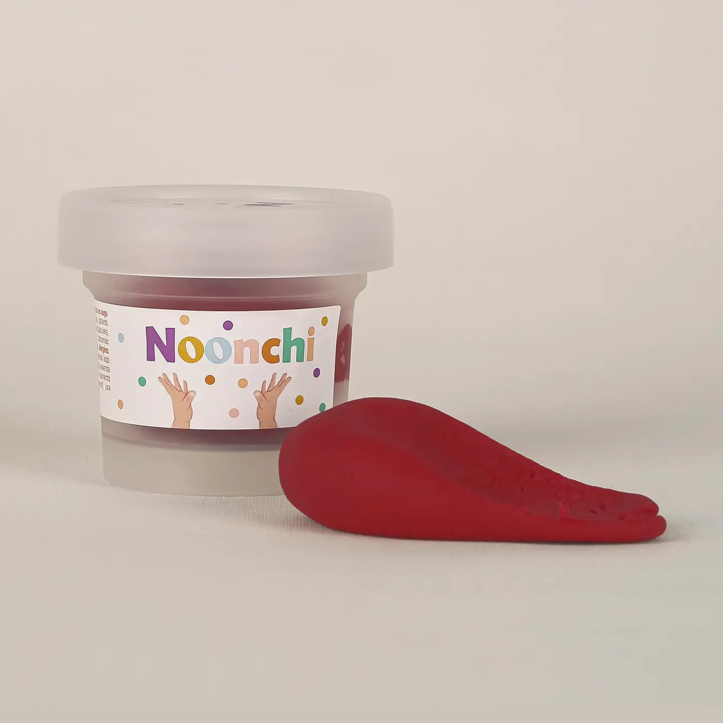 Pâte à modeler biologique avec bio-paillettes - Pot 100 g - Noonchi