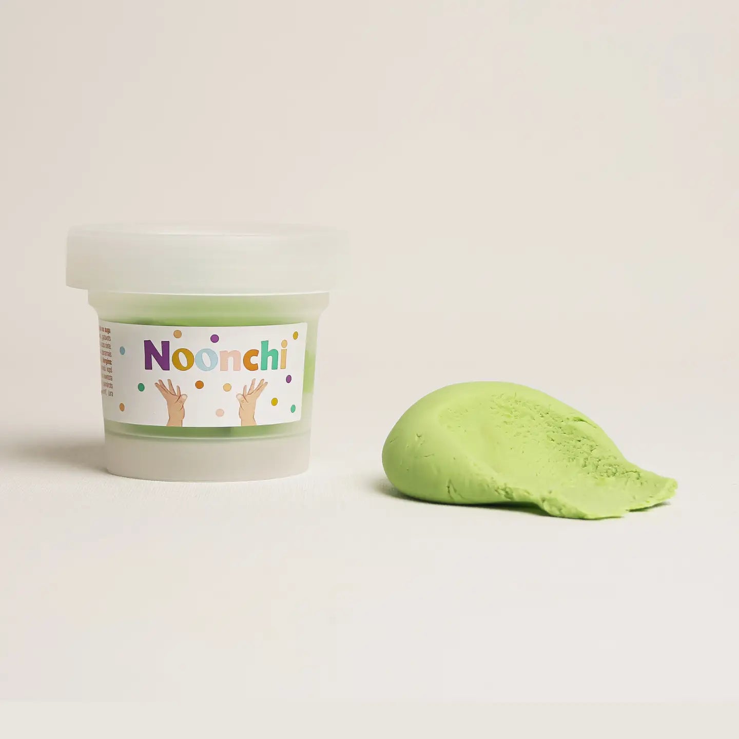 Pâte à modeler biologique avec bio-paillettes - Pot 100 g - Noonchi