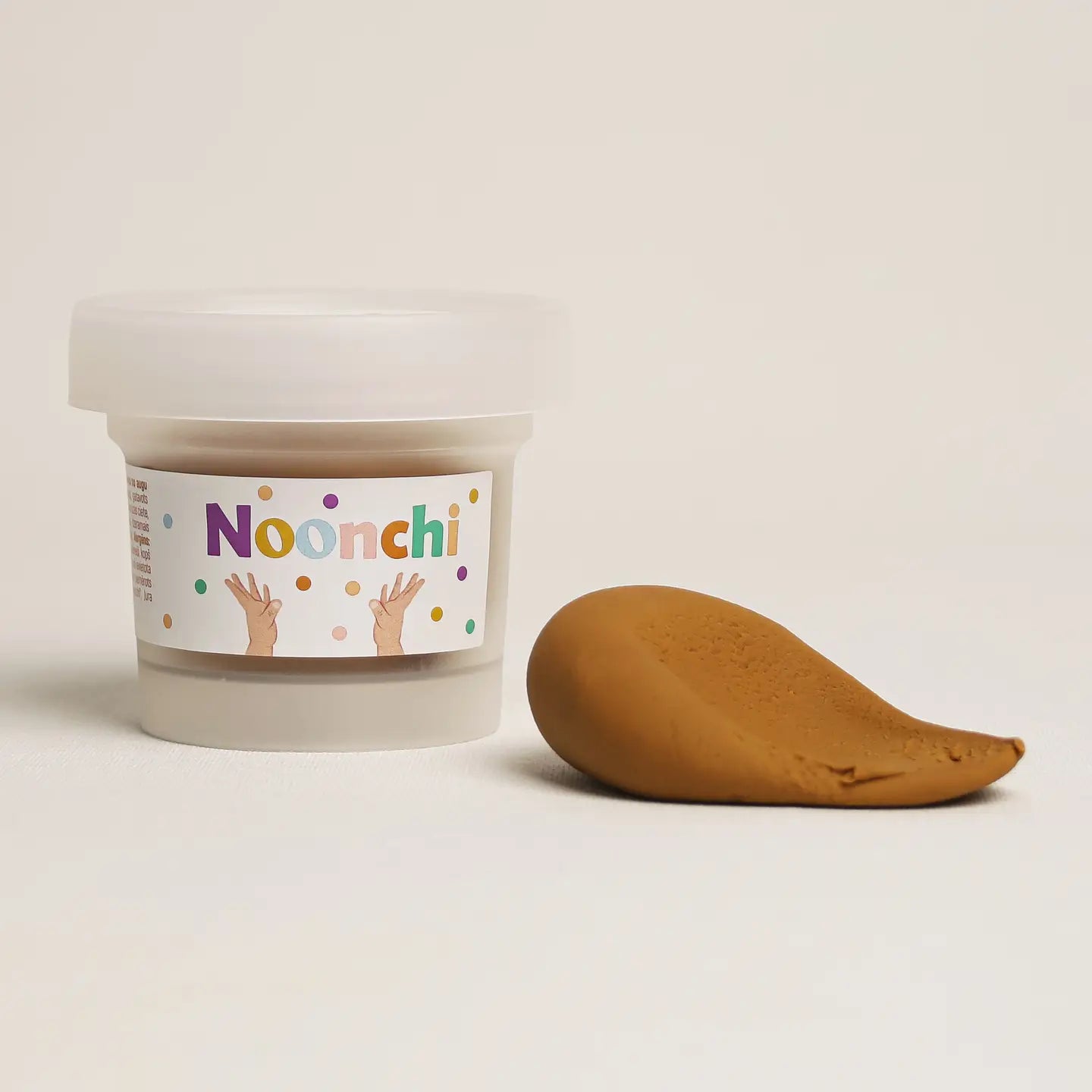 Pâte à modeler biologique avec bio-paillettes - Pot 100 g - Noonchi