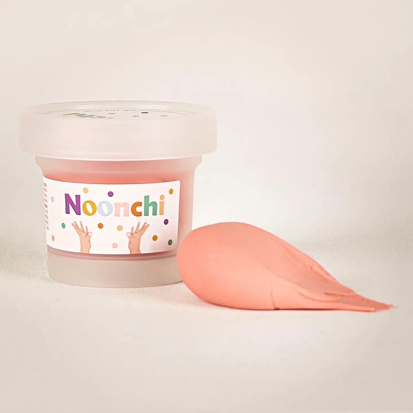 Pâte à modeler biologique avec bio-paillettes - Pot 100 g - Noonchi