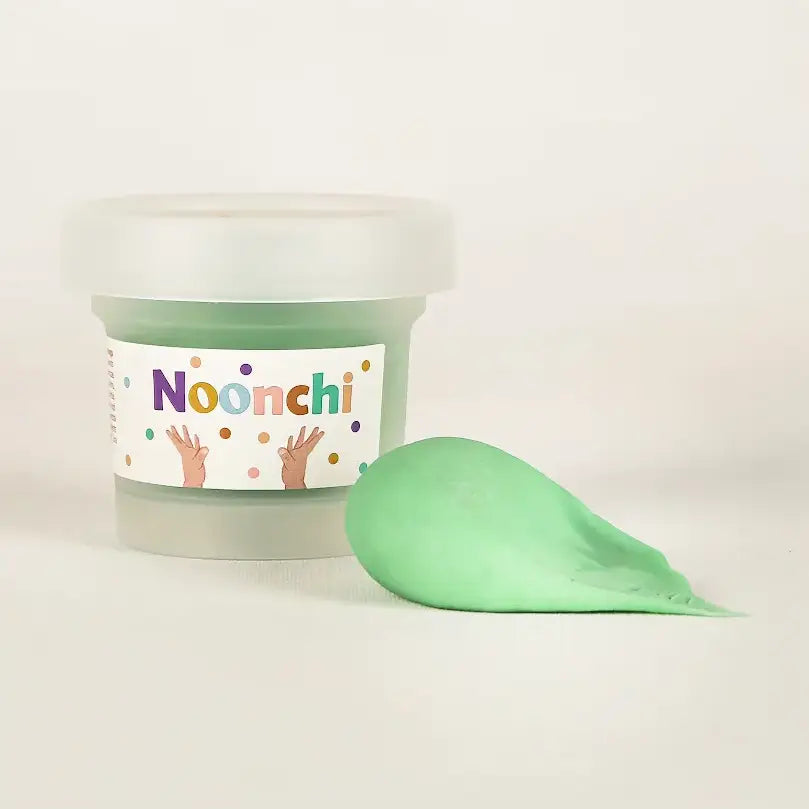 Pâte à modeler biologique avec bio-paillettes - Pot 100 g - Noonchi