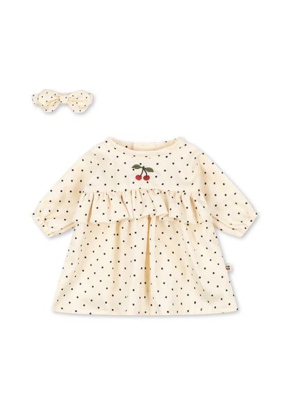 Robe et bandeau pour poupée - Konges Sløjd
