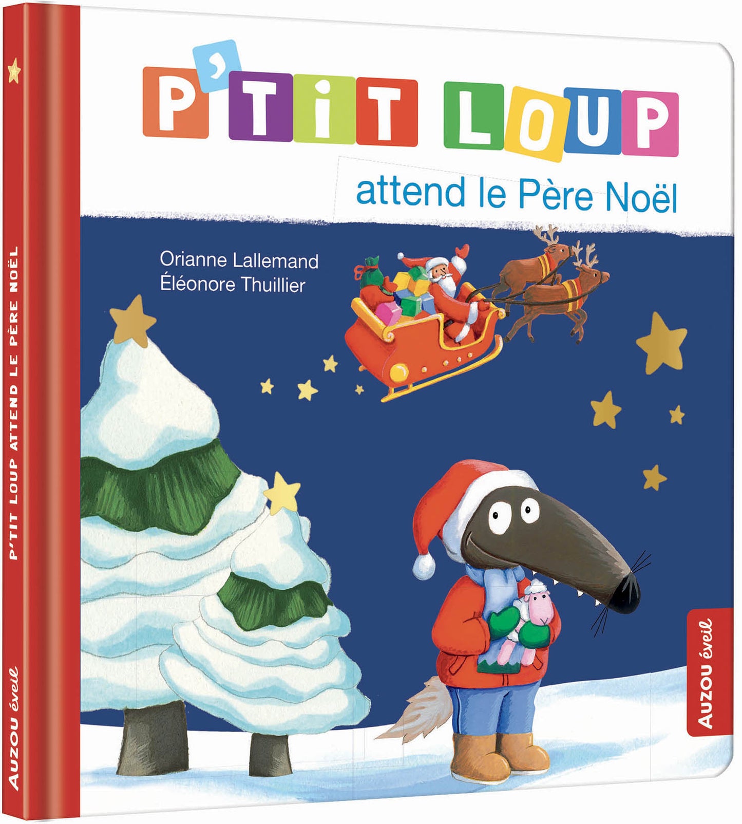 P'tit loup attend le Père Noel