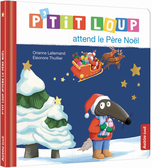 P'tit loup attend le Père Noel