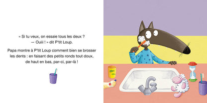 P'tit loup se brosse les dents - Livre Auzou