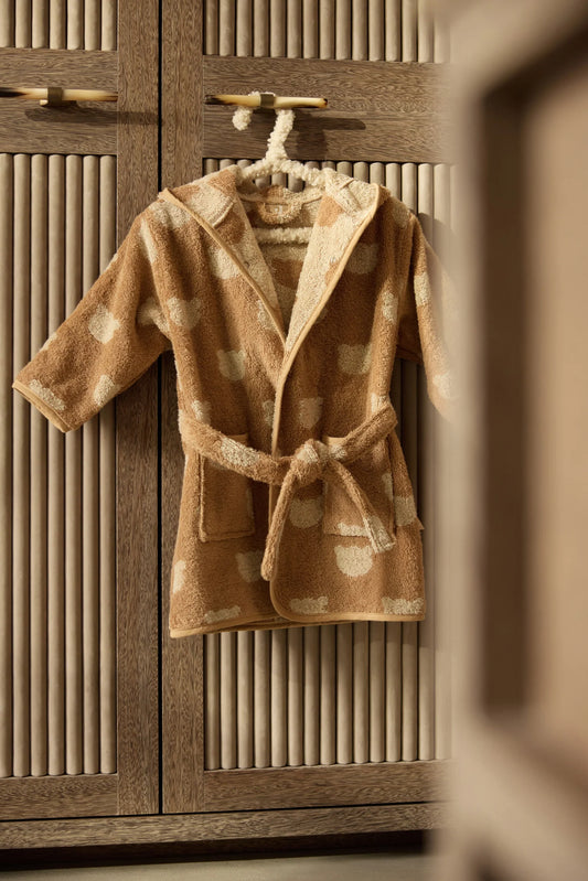 Peignoir de Bébé 1-2 ans - Jacquard Teddy Bear Réversible - Jollein