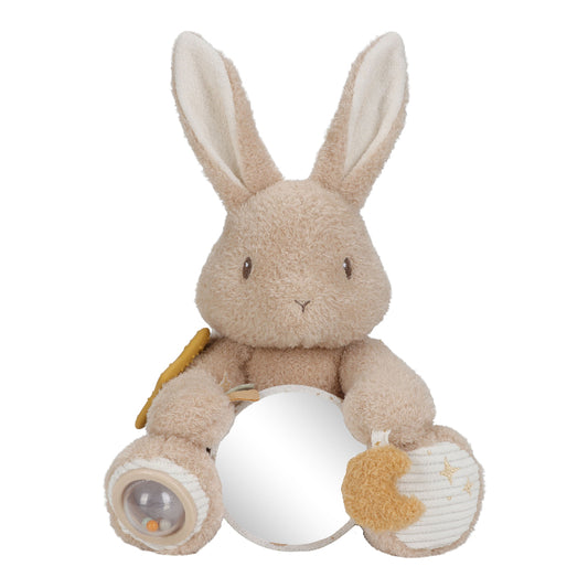 Peluche d'activités Lapin Newborn - Little Dutch