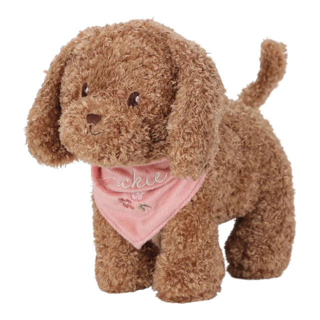 Peluche chien avec sac de transport #Jackie