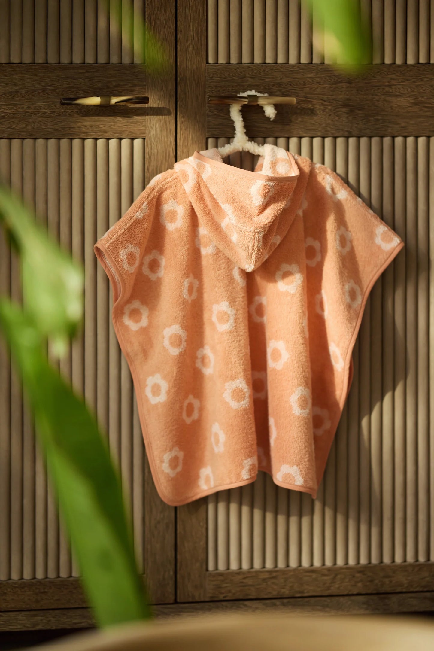 Poncho de Bain - Jacquard - Flower Reversible - Jollein