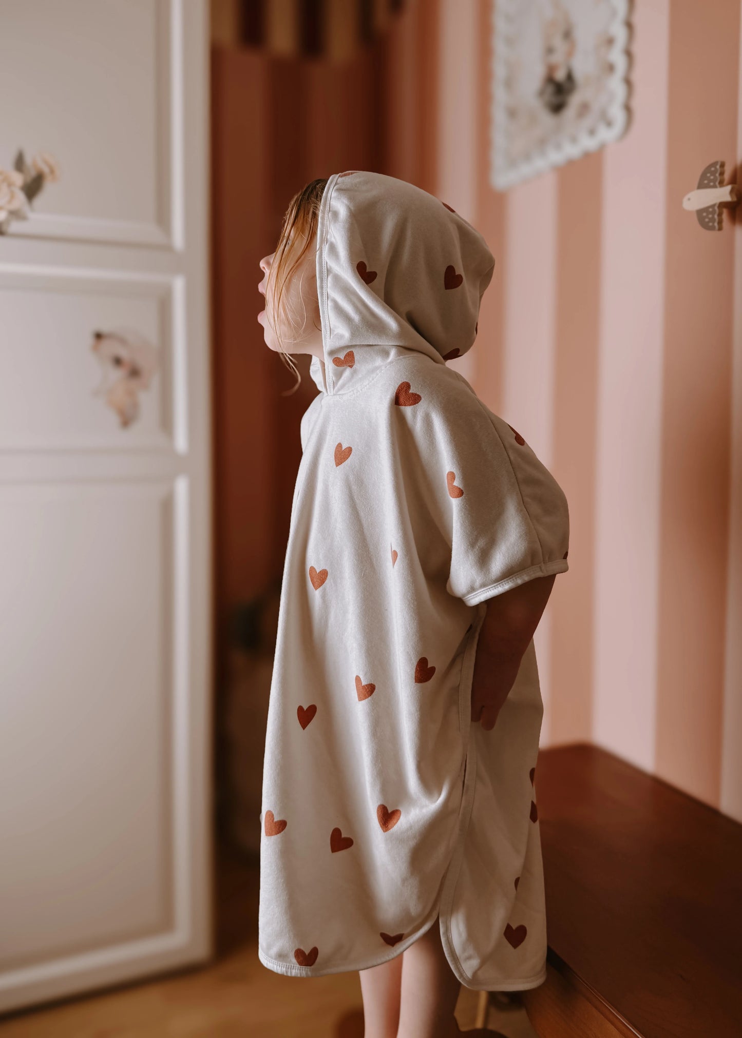 Poncho de bain Petit Coeur – Mrs Ertha