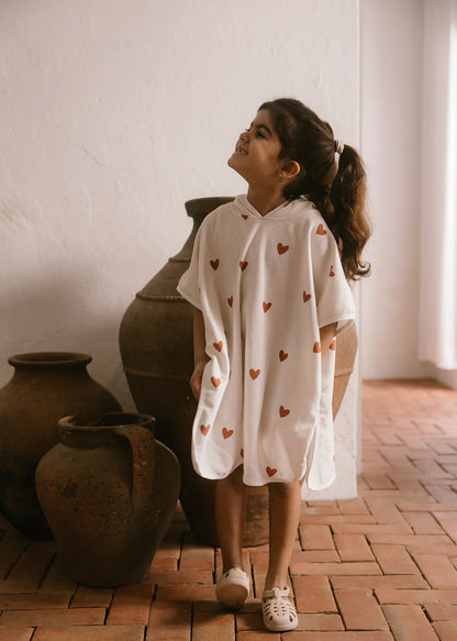 Poncho de bain Petit Coeur – Mrs Ertha