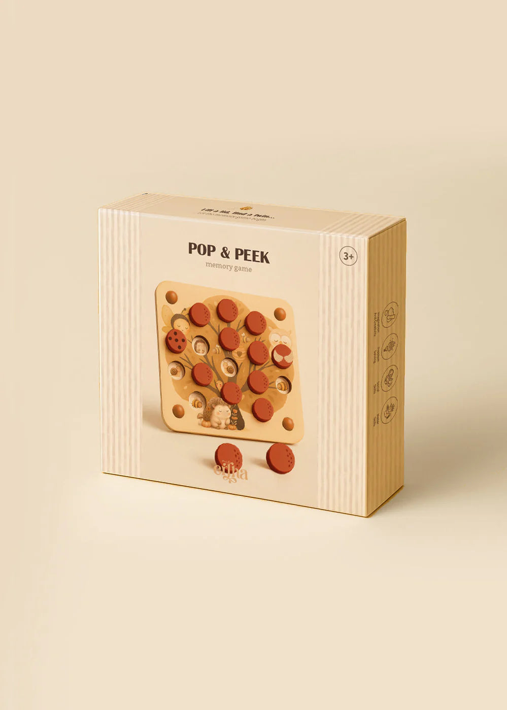 Jeu de mémo - Puzzle en bois- Mrs Ertha