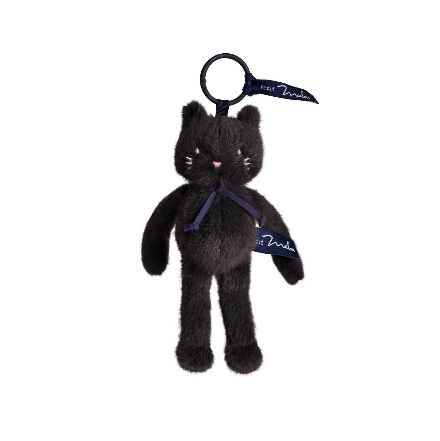 Porte-clés Chat Méloé Gris Anthracite – Petit Maïlou