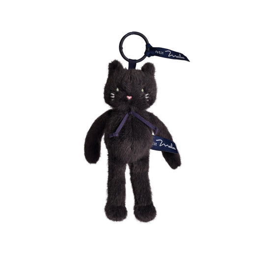 Porte-clés Chat Méloé Gris Anthracite – Petit Maïlou