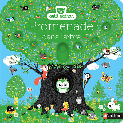 Promenade dans l'arbre - livre animé pour les bébés - dès 6 mois - Nathan