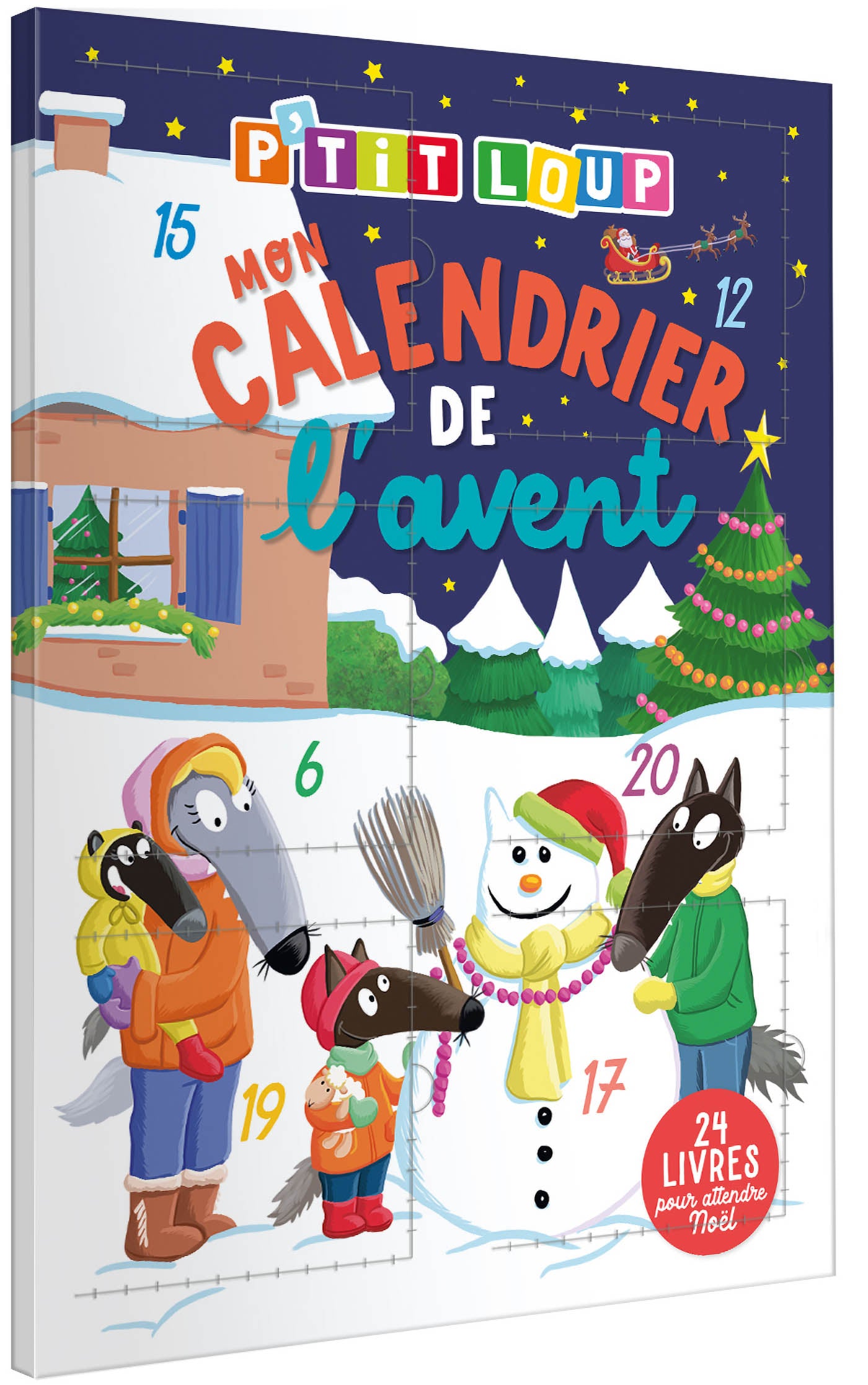 Calendrier de l'avent P'tit Loup - Auzou