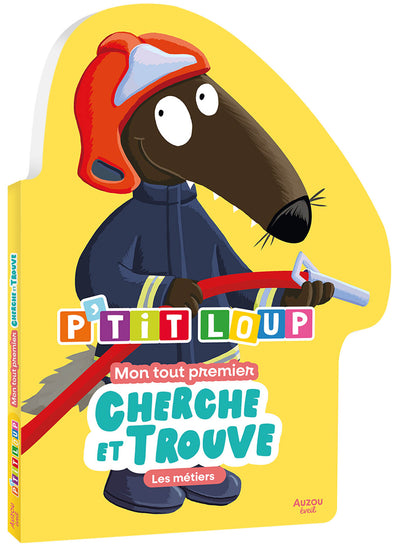 P'tit loup - Mon tout premier cherche et trouve - Les métiers- Livre Auzou