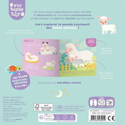 P'tit touche à tout - Les bébés animaux - Auzou
