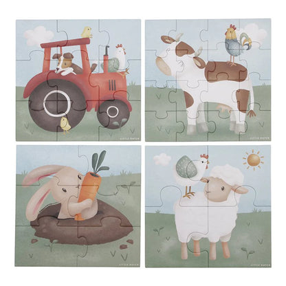 Puzzle 4 en 1 #Little Farm