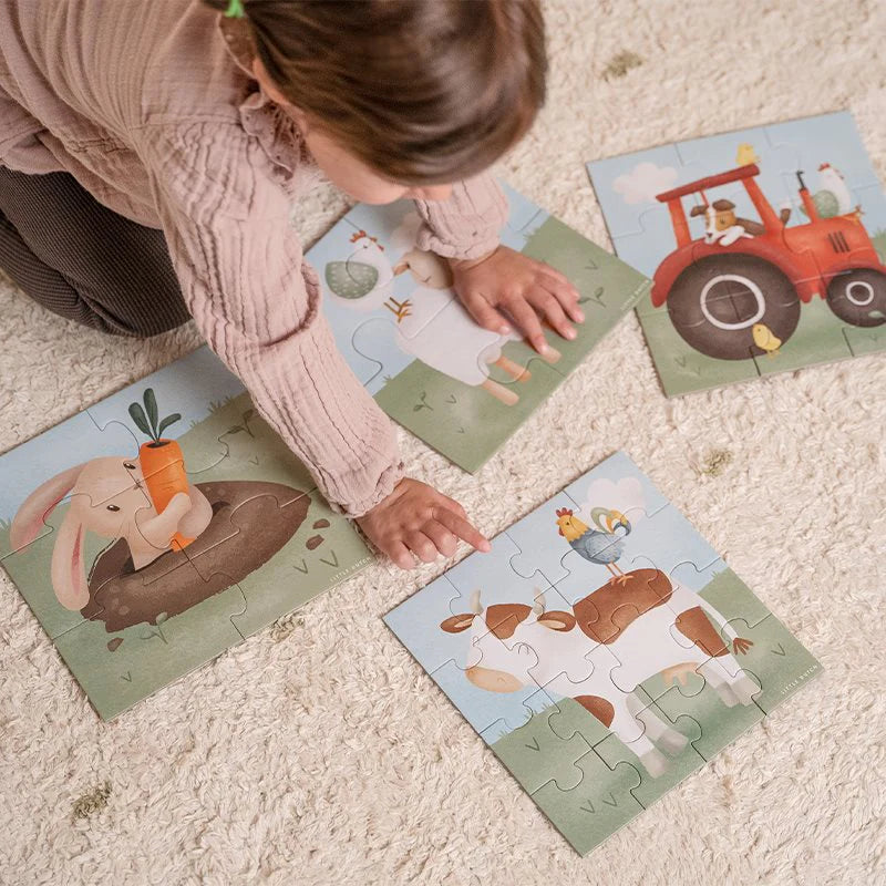 Puzzle 4 en 1 #Little Farm