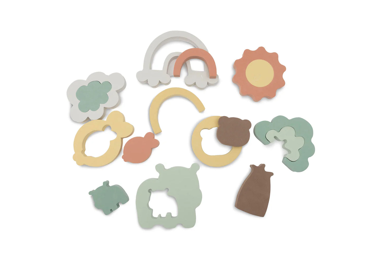 Puzzle En Mousse De Bain - Kangaroots - Jollein
