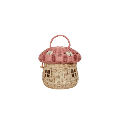 Maison champignons #roses