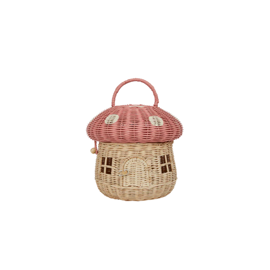 Maison champignons #roses