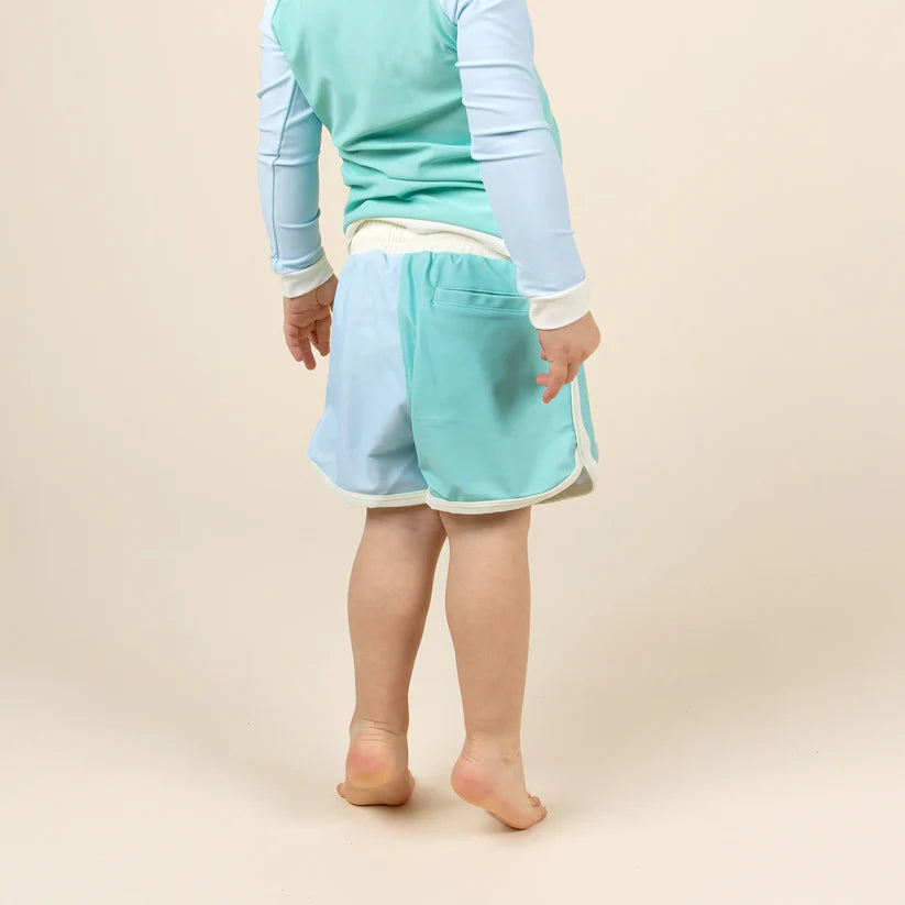 Short anti uv- Bleu / Vert  - KI ET LA