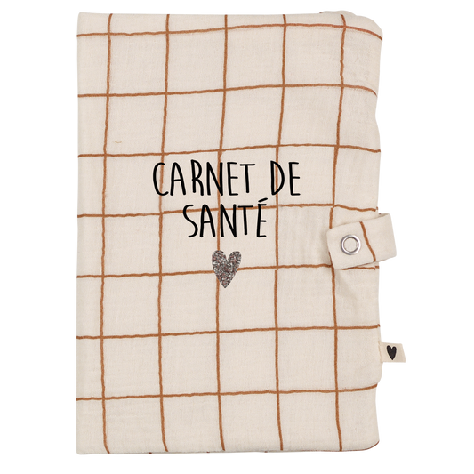 Protège carnet de santé #Grands carreaux