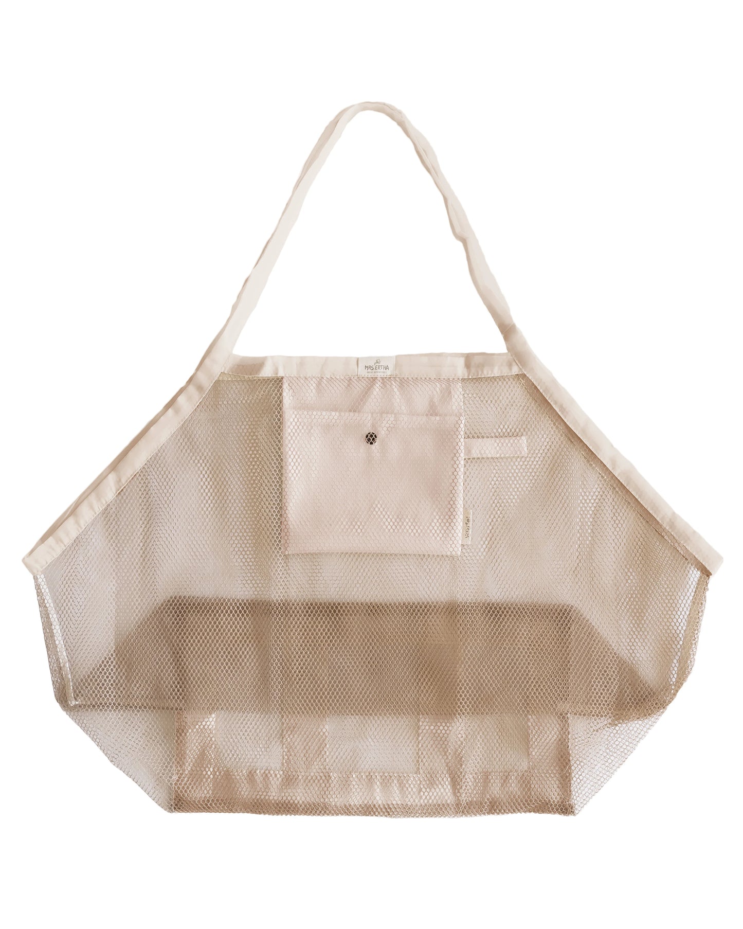 Sacs de plage Meshies XL - Ivory - Mrs Ertha