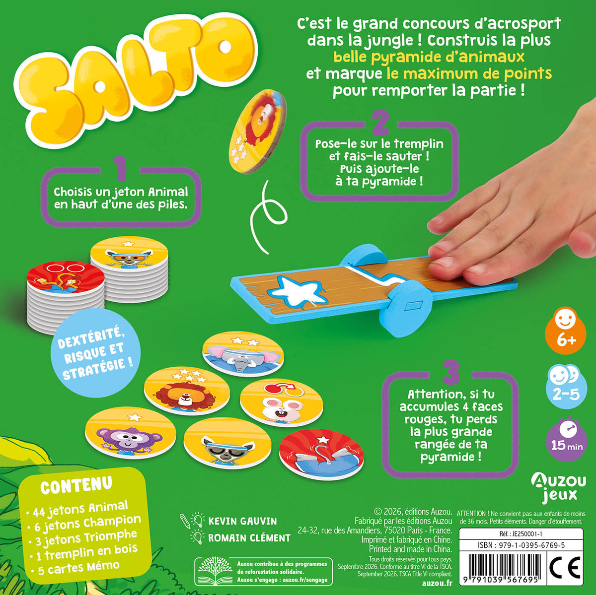 Salto - Jeu de société Auzou